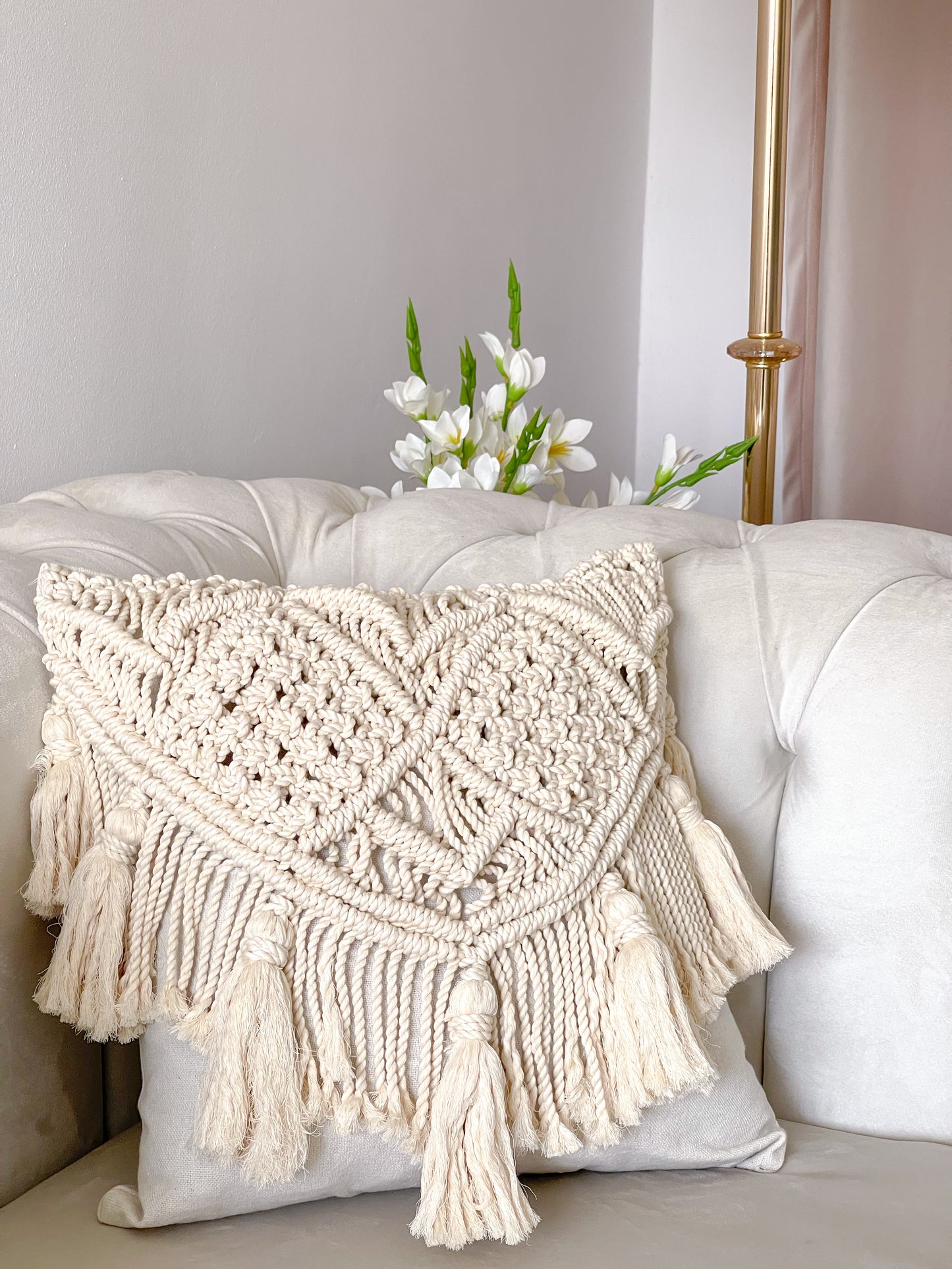 Cushion Cover Macrame
