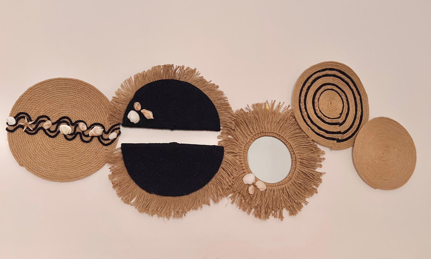 Summer Circles Wall Set